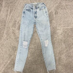 PacSun Light Blue Ripped Skinny Jeans